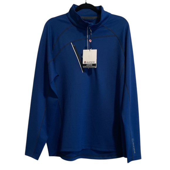 Sunice Alexander Technical Long Sleeve 1/4 Zip Layering Pullover Men’s Large NWT - Picture 1 of 6